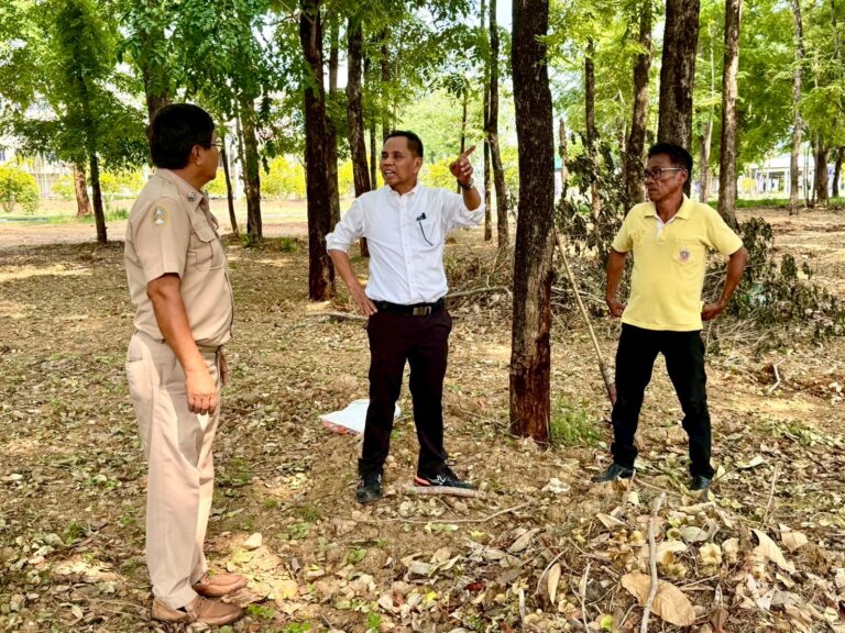 อธิการบดีและผู้บริหารโรงเรียนสาธิต กำกับติดตามการปรับปรุงอาคารโรงเรียนสาธิต