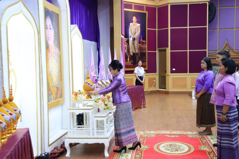 โรงเรียนสาธิตมหาวิทยาลัยราชภัฏเพชรบูรณ์ ร่วมพิธีเฉลิมพระเกียรติ “สมเด็จพระนางเจ้าสุทิดา พัชรสุธาพิมลลักษณ พระบรมราชินี”